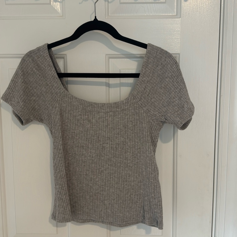 Z supply, soft grey, ribbed top